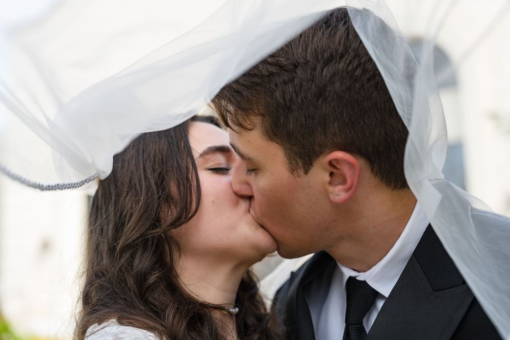Wedding photography big day getting married Southlake Texas wedding party wedding dress peach powder blue summer candid romantic first look