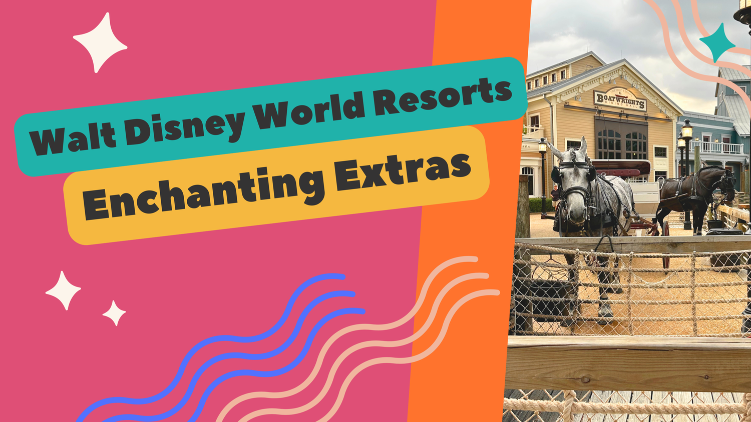 Walt Disney World Resorts promotional banner showing a rustic western building and fencing.