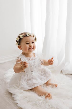 Timeless and bright baby photography in Menifee.
