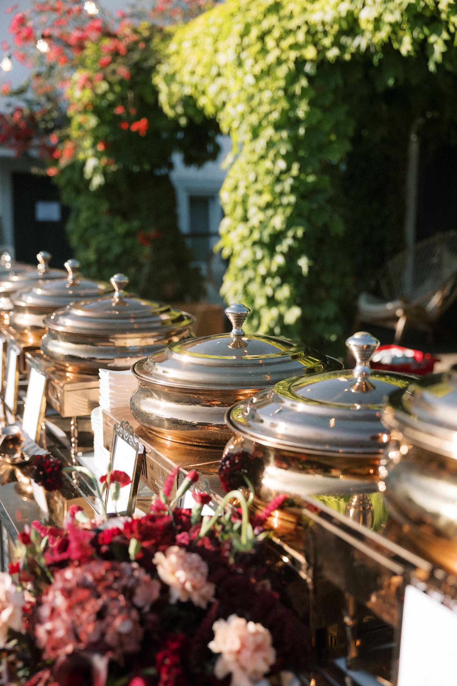 Gujarati catering stations at destination Indian wedding Portugal