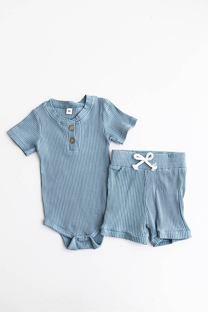 Baby boys outfit for 1st birthday photography session in Riverside County.