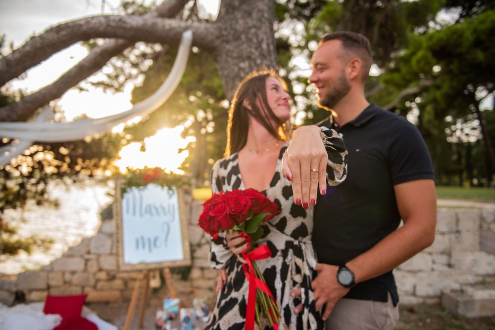 Engagement Photo session with picnic in Split, Croatia