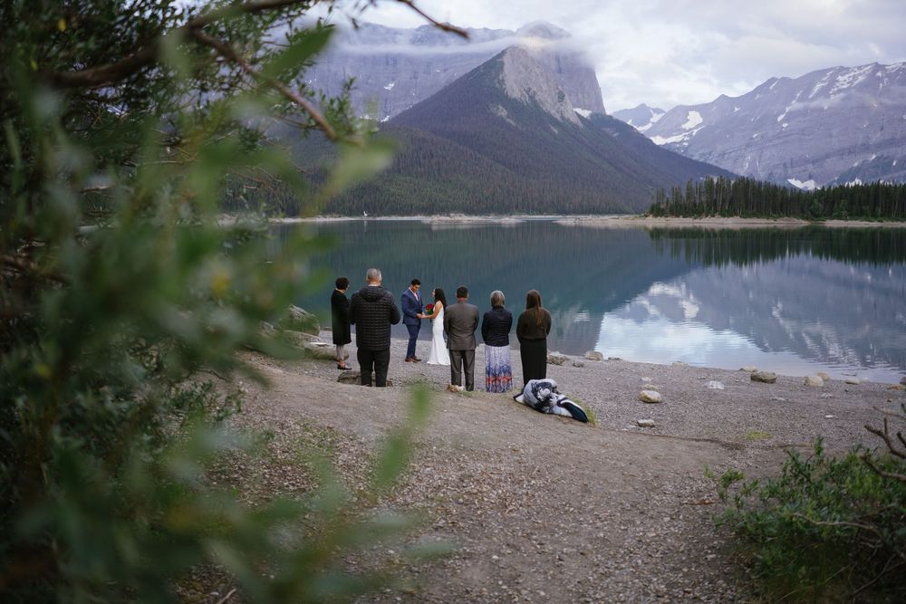Upper Kananaskis Lake Sunrise Elopement