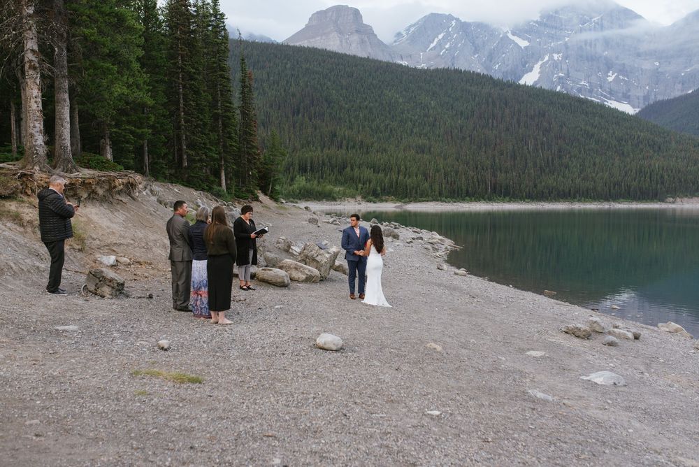 Upper Kananaskis Lake Sunrise Elopement