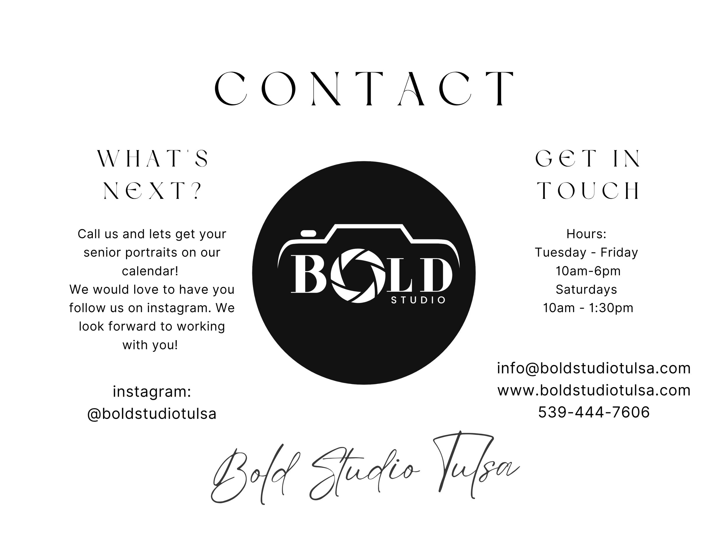 Pricing - Bold Studio Tulsa