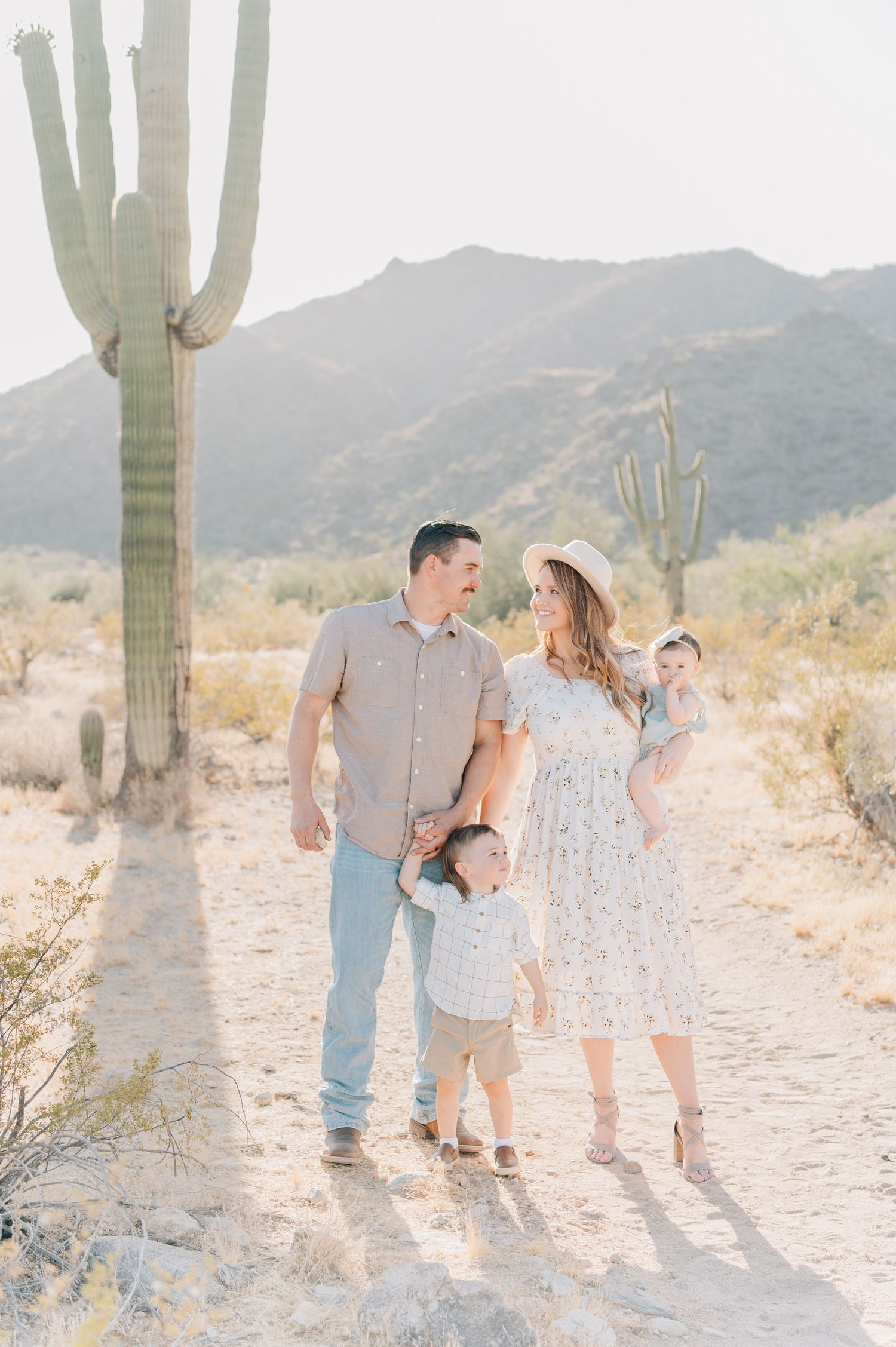 Phoenix Family at the White Tank Mountains