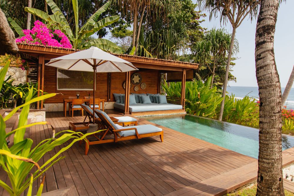Villa pool in NIHI Sumba, Indonesia