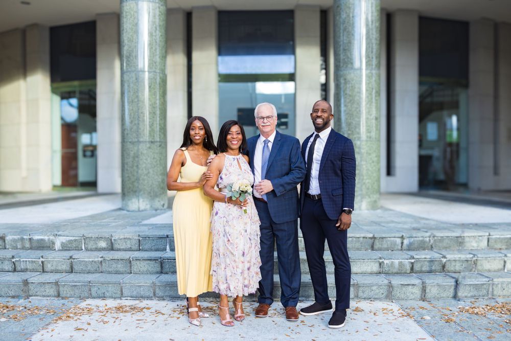 Event photography, Couples, small Wedding, Courthouse, Vero Beach Florida Photographer, Portrait.