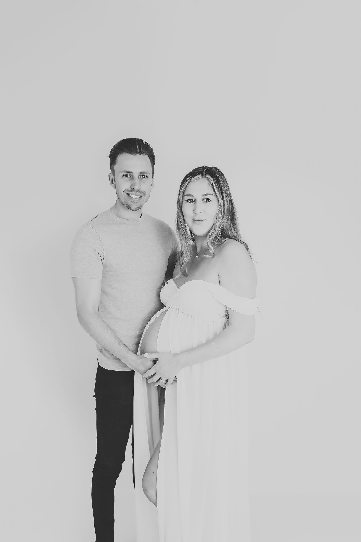 Black and white couple portraits showing tender moments and embraces. Photographer. Hull. East Yorkshire. Photography