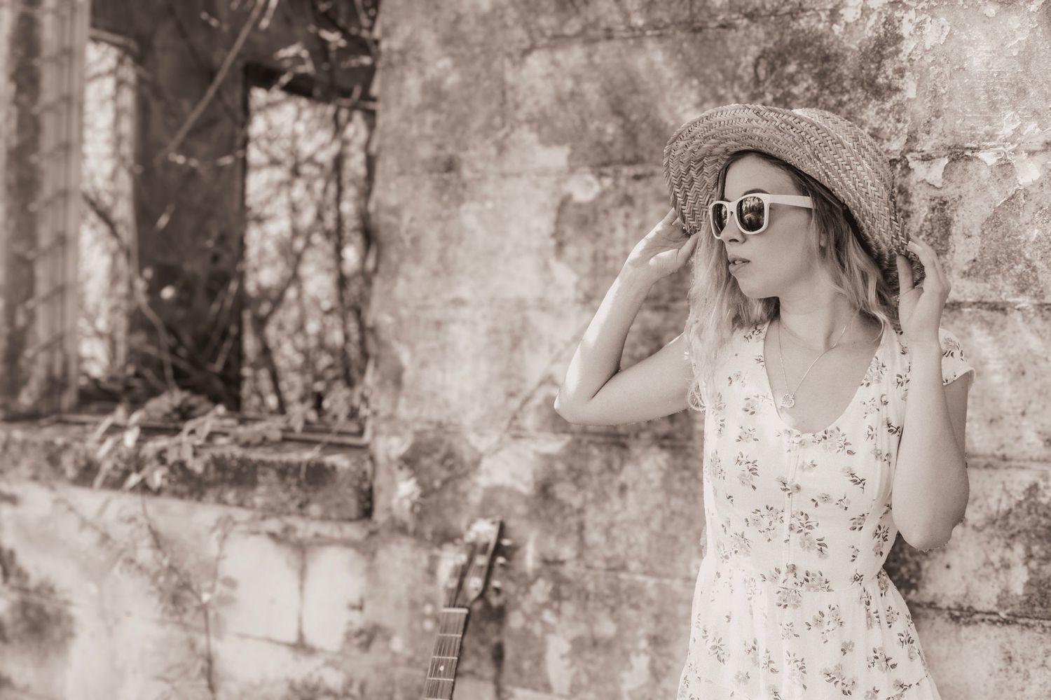 Shack Portrait Sepia