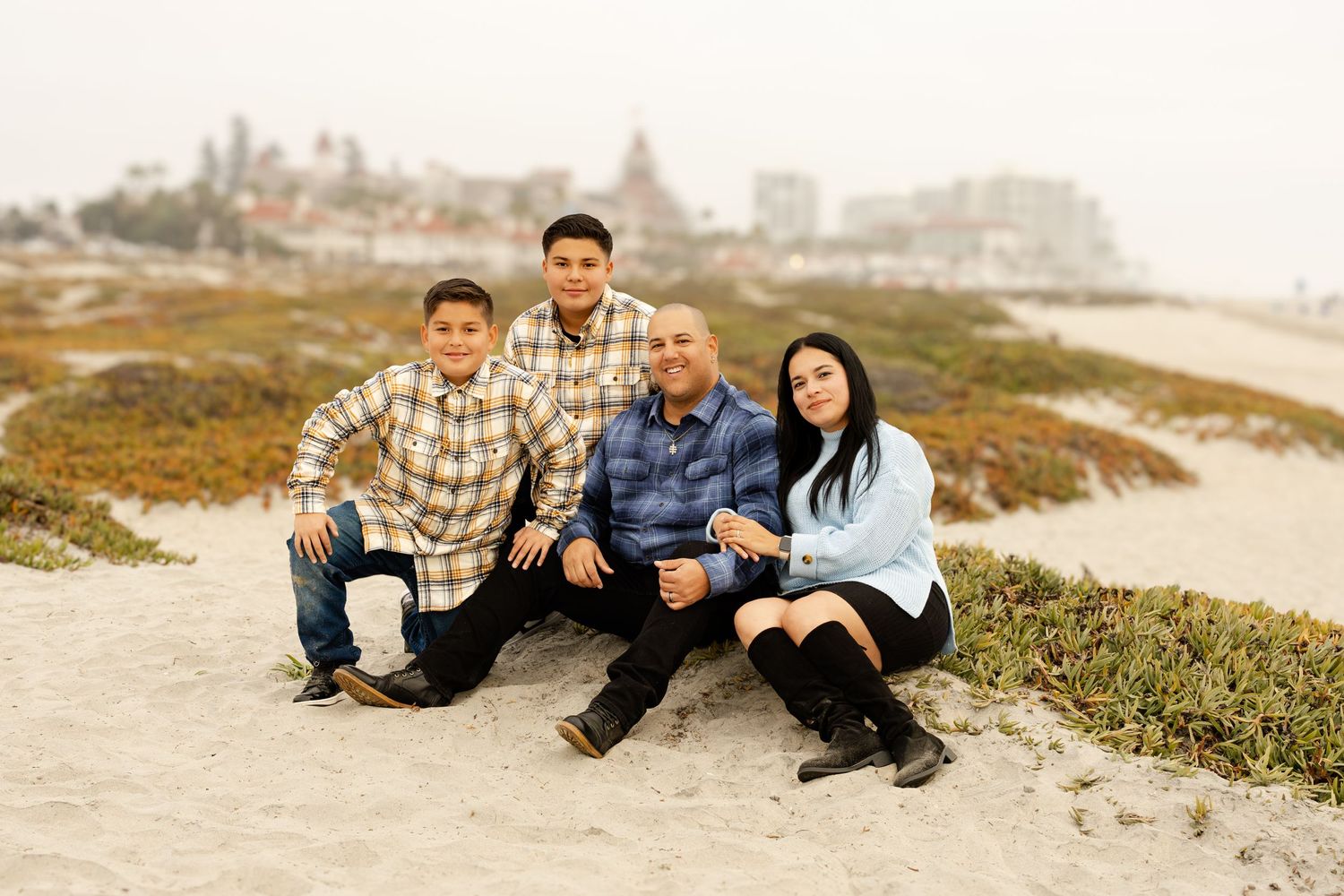 Beach family photos San Diego