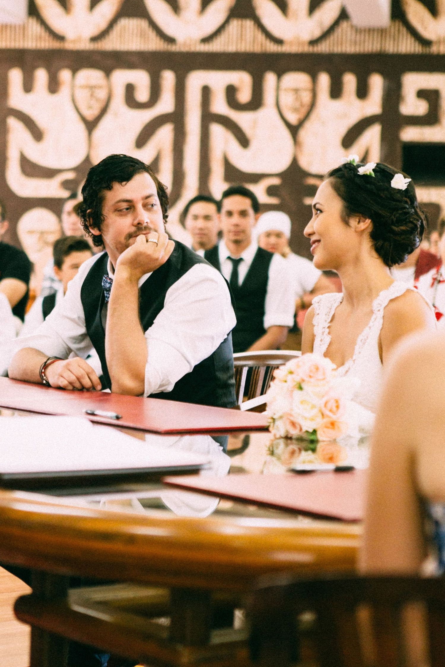 shooting photo mariage mairie tahiti