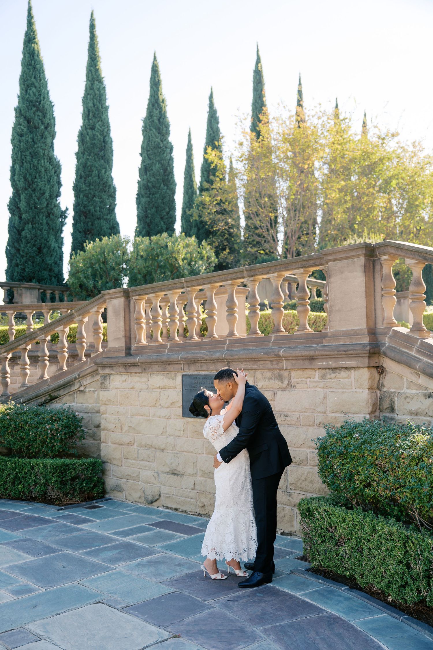 Wedding Photography in Greystone Mansion in Beverly HIlls, CA