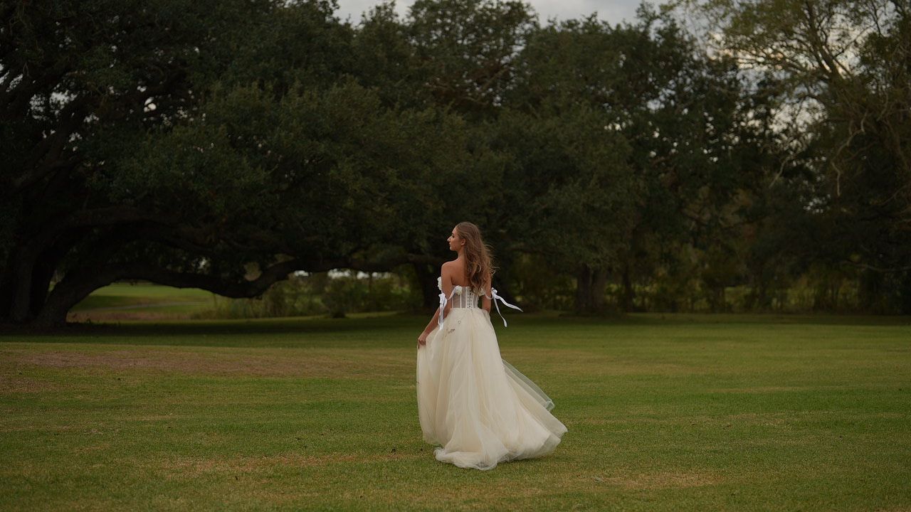 Couple sharing feedback after wedding videography experience