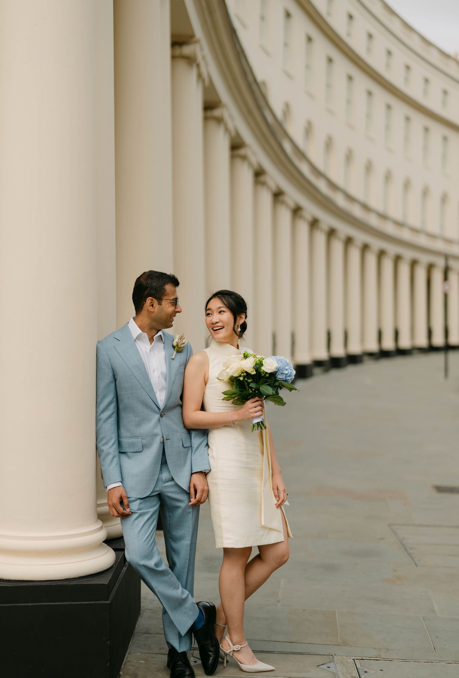 Regent Crescent wedding photos
