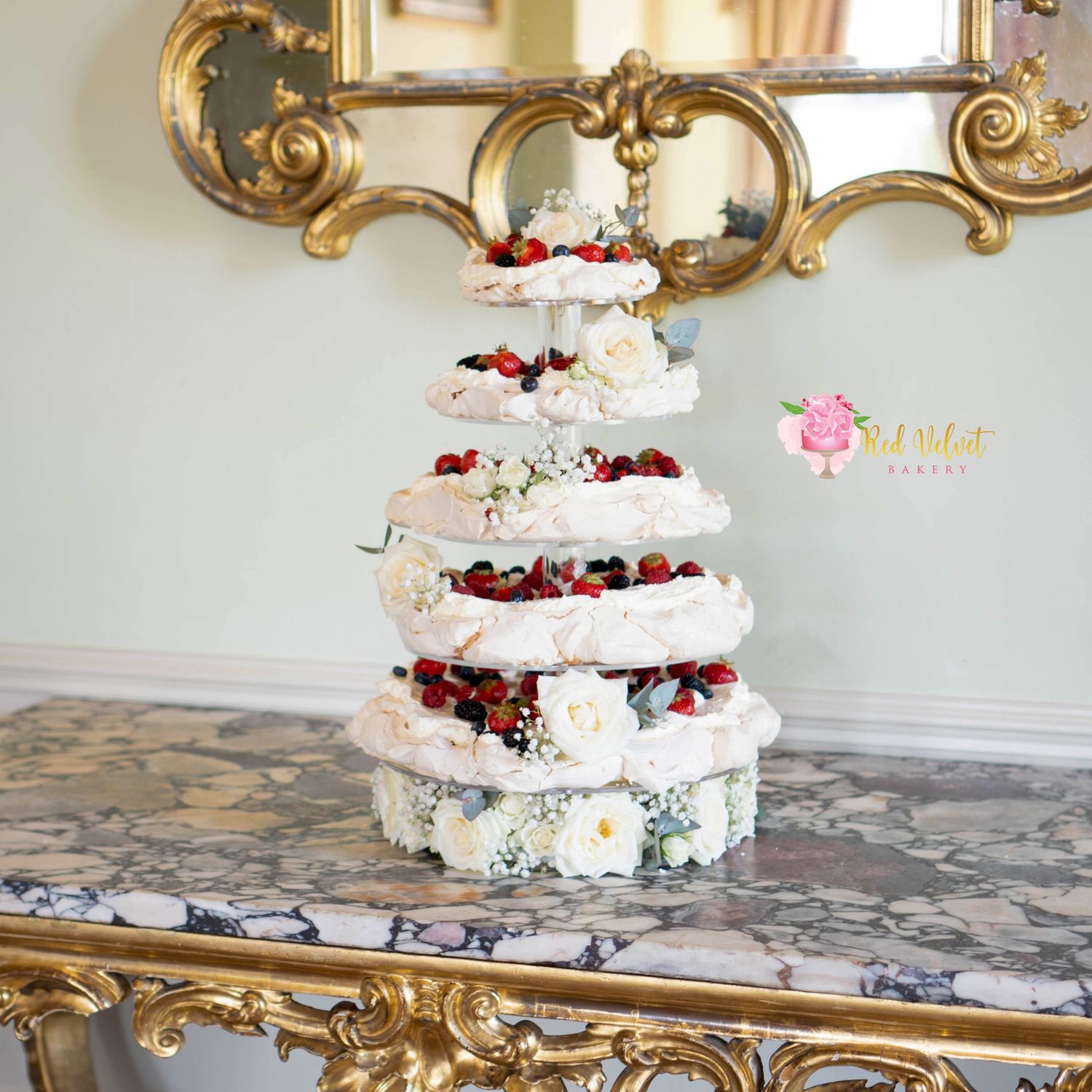 5 tier pavlova cake