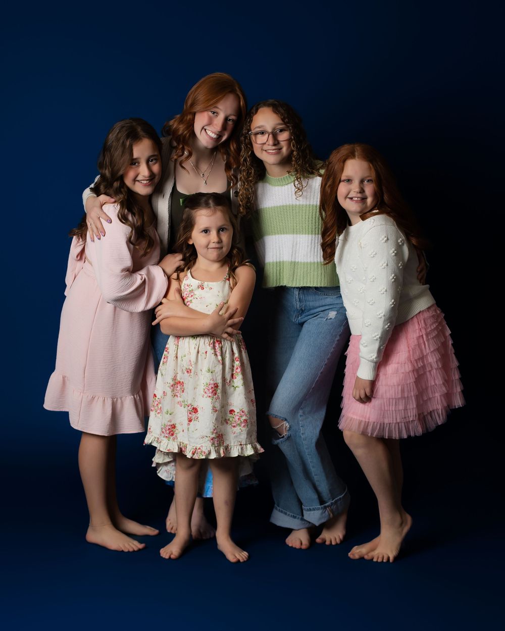 Photographer Janesville Wisconsin. Studio Photography
Family portrait. Jessica Roth Photography