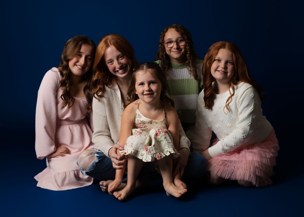 Photographer Janesville Wisconsin. Studio Photography
Family portrait. Jessica Roth Photography