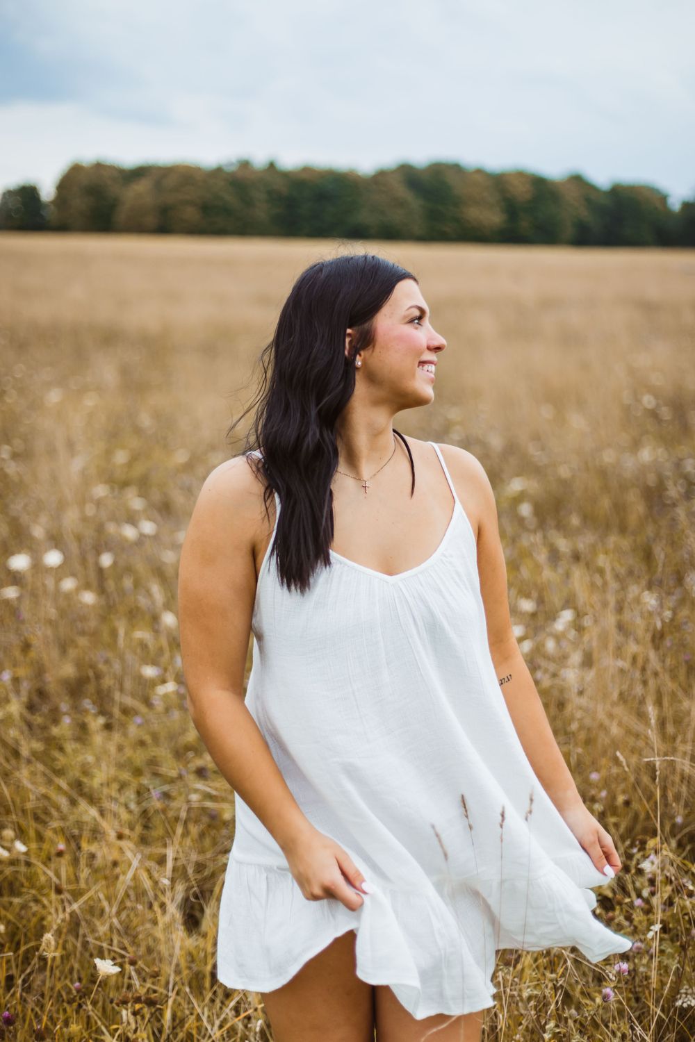 Field, Chatham, Michigan Senior Photos