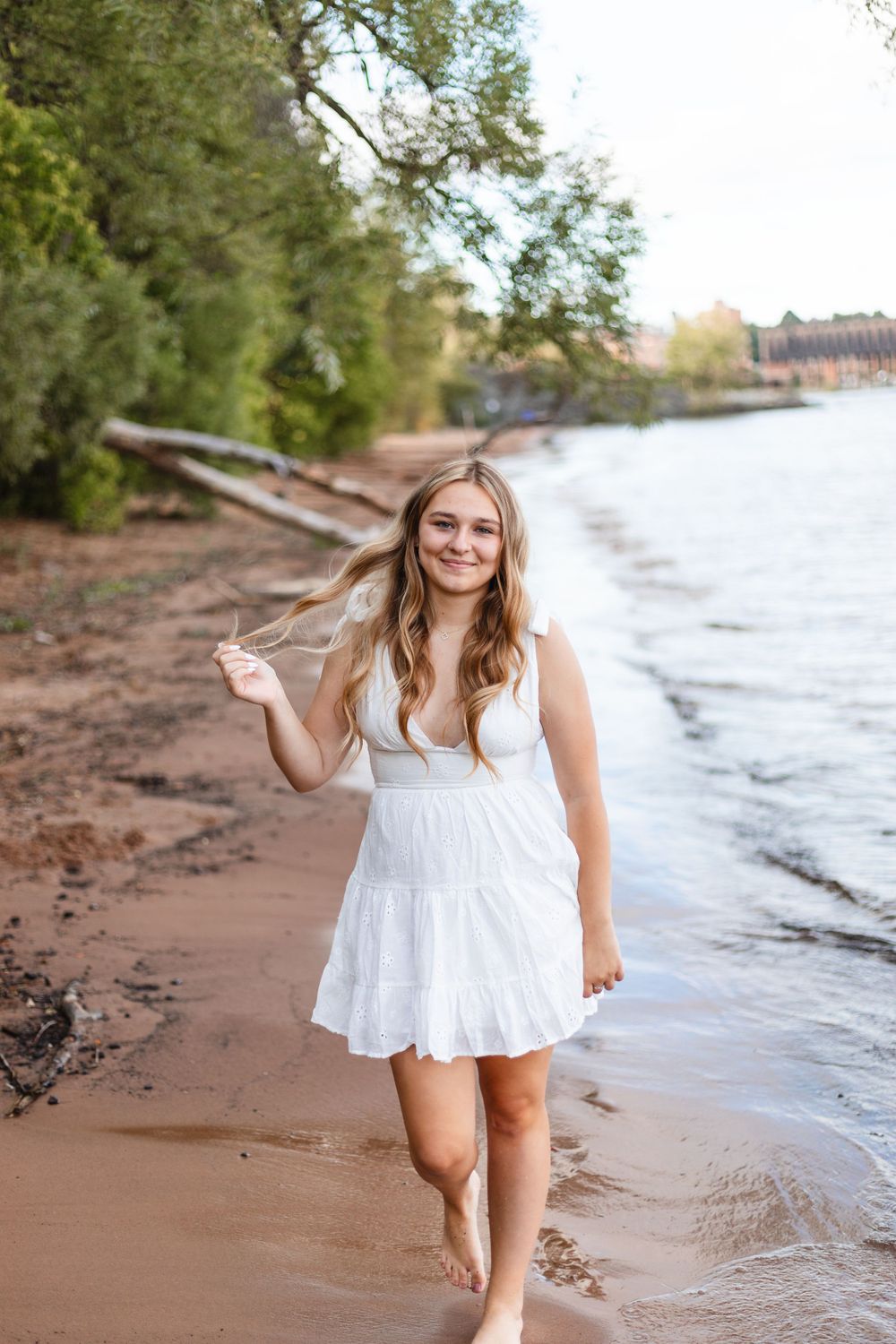Beach, Marquette, Michigan Senior Photos