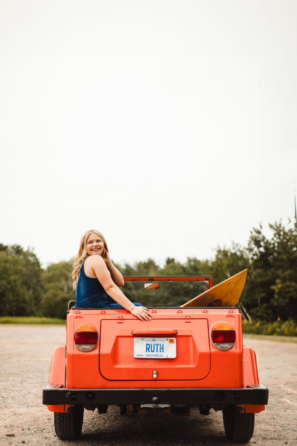 Car, Marquette, Michigan Senior Photos