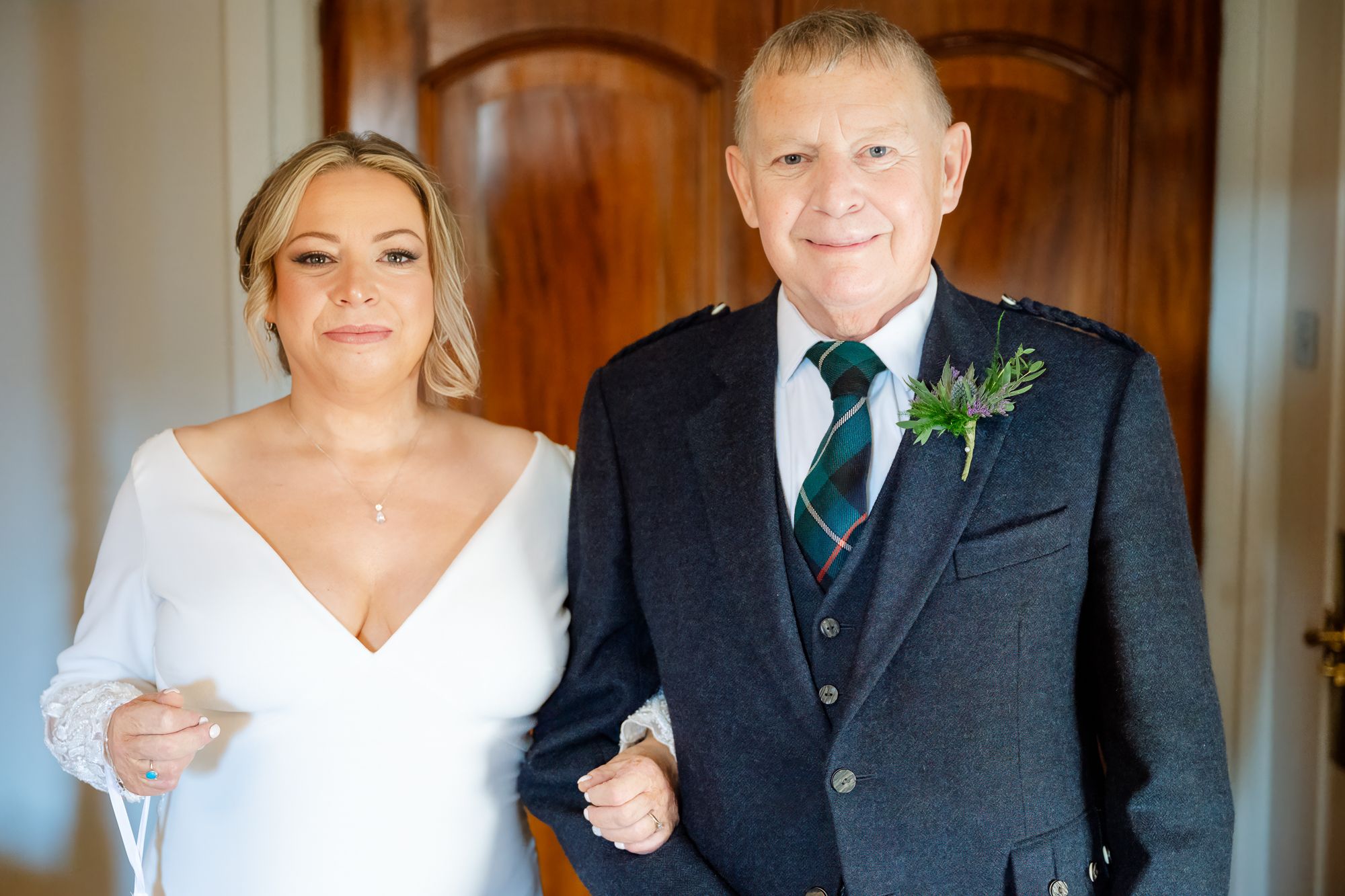 bride and her father