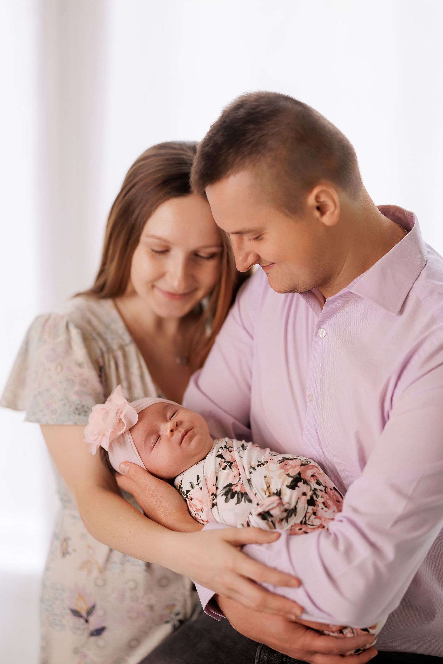 Newborn baby photography session in Batavia Illinois by Olena Swoboda Photography LLC