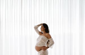 Servizio fotografico gravidanza a Verona, studio fotografico, ritratto maternity