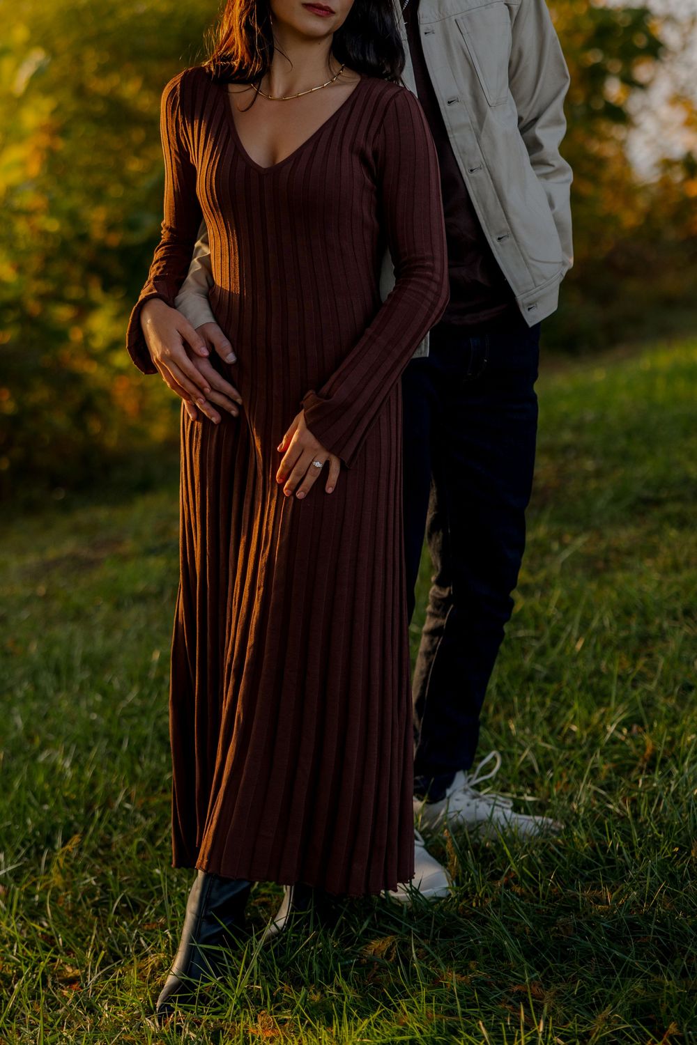 Fall, moody engagement