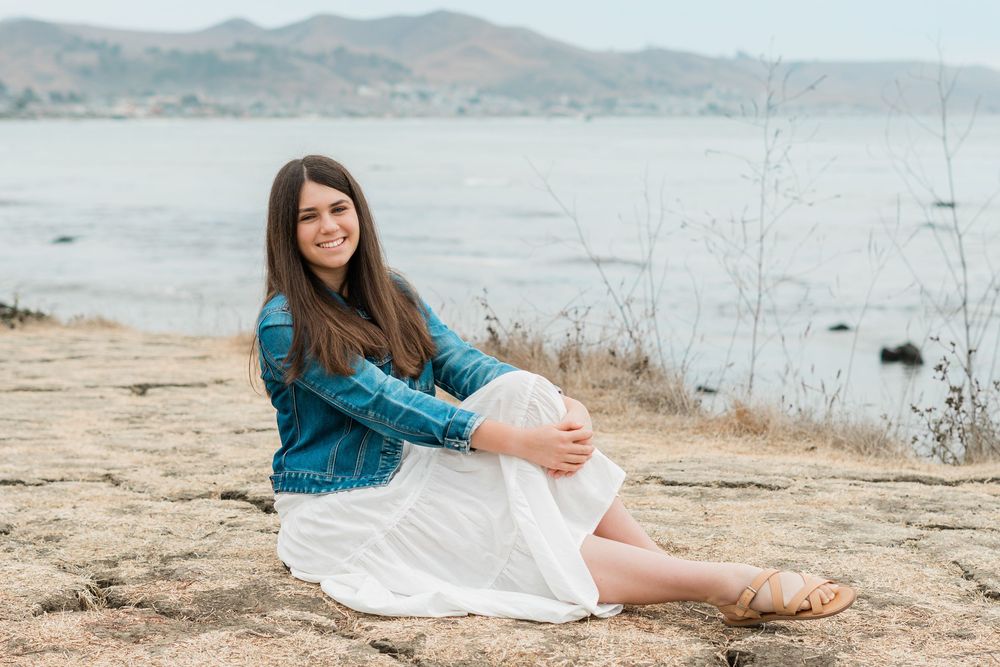Authentic senior portrait | Central Coast beach location | Felisha Connolly Photography | candid senior photos | San Luis Obispo