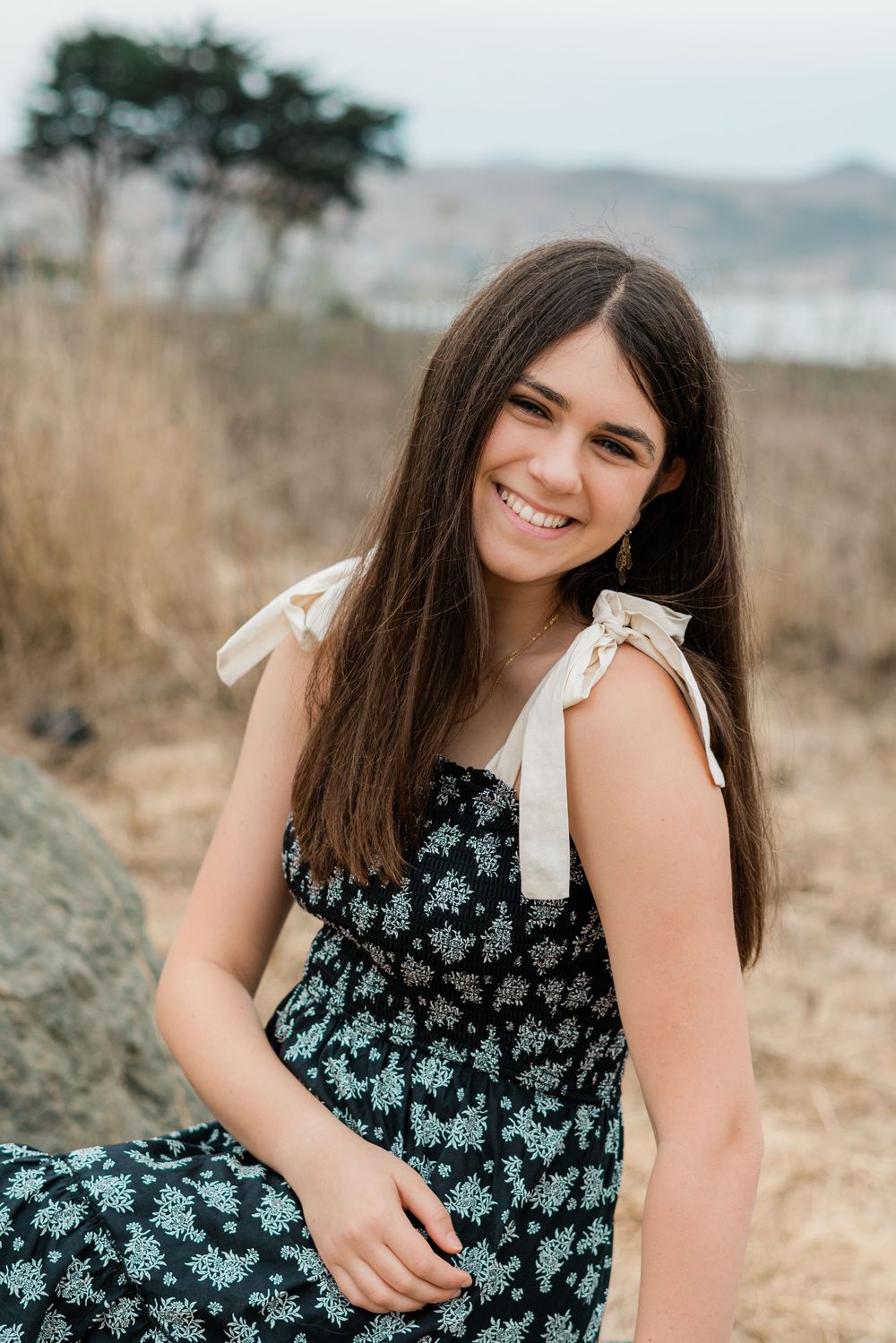 Candid senior portrait | natural light beach photography | Felisha Connolly Photography | Avila Beach senior session | SLO County photograph