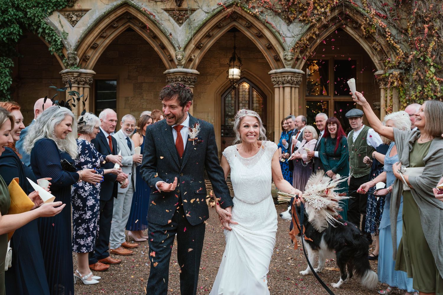 Manor by the Lake wedding venue Cheltenham Victorian mansion Gloucestershire November winter wedding