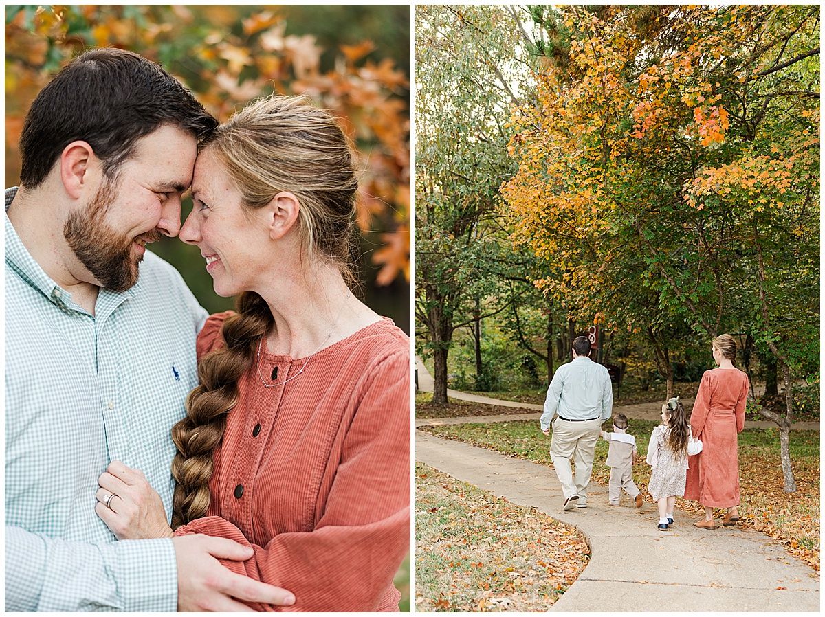 Family photography session at centenary college in shreveport Louisiana