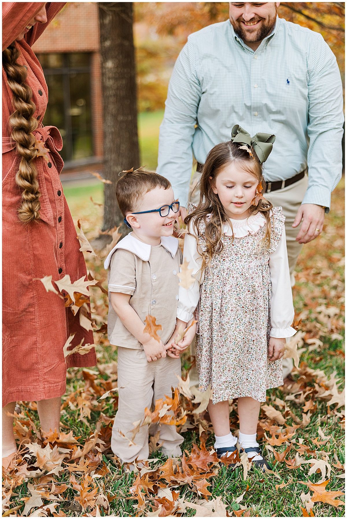 Family photography session at centenary college in shreveport Louisiana