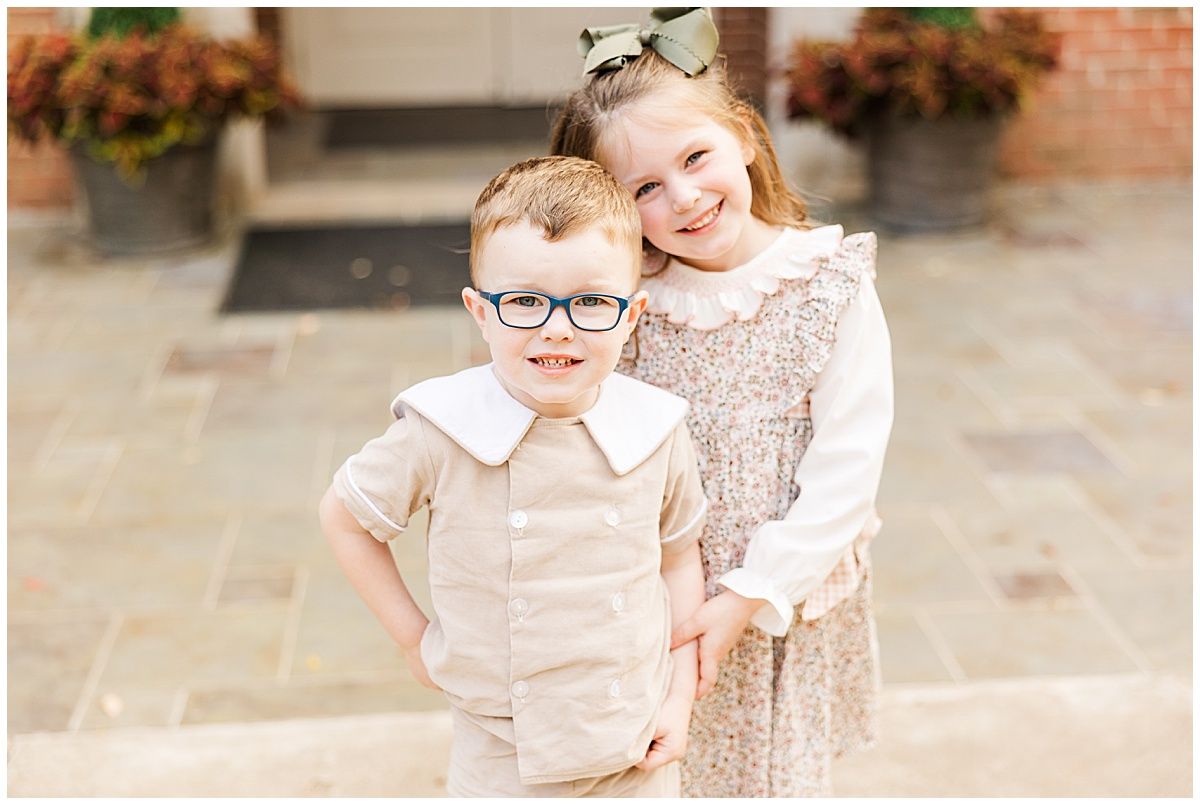 Family photography session at centenary college in shreveport Louisiana