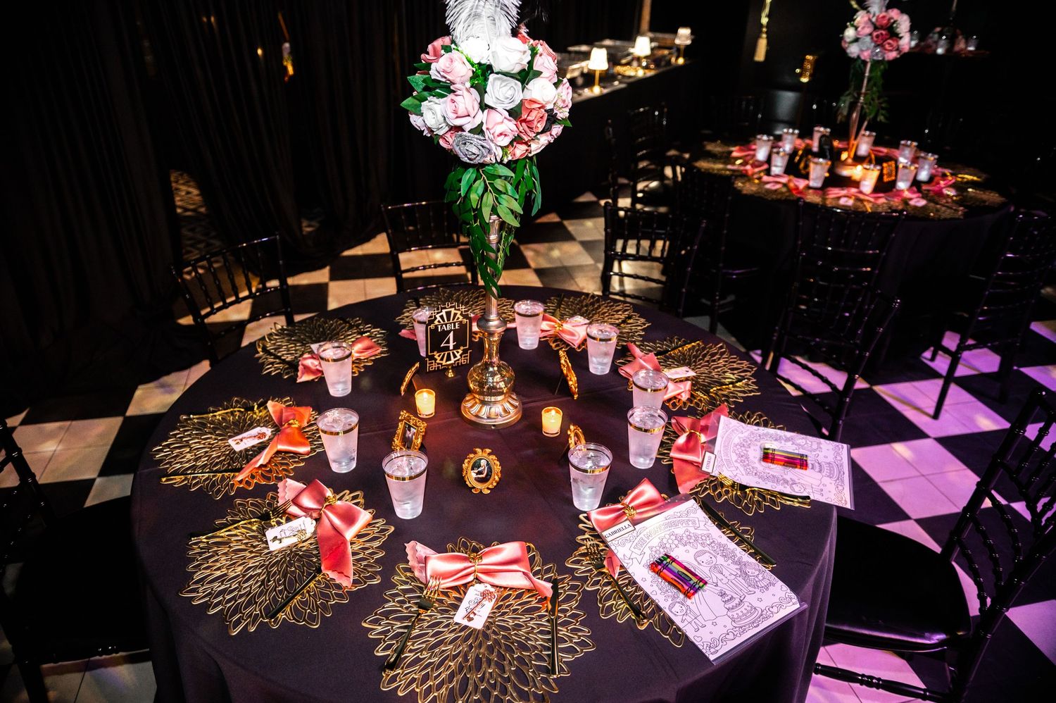 More reception detail shots of the table.