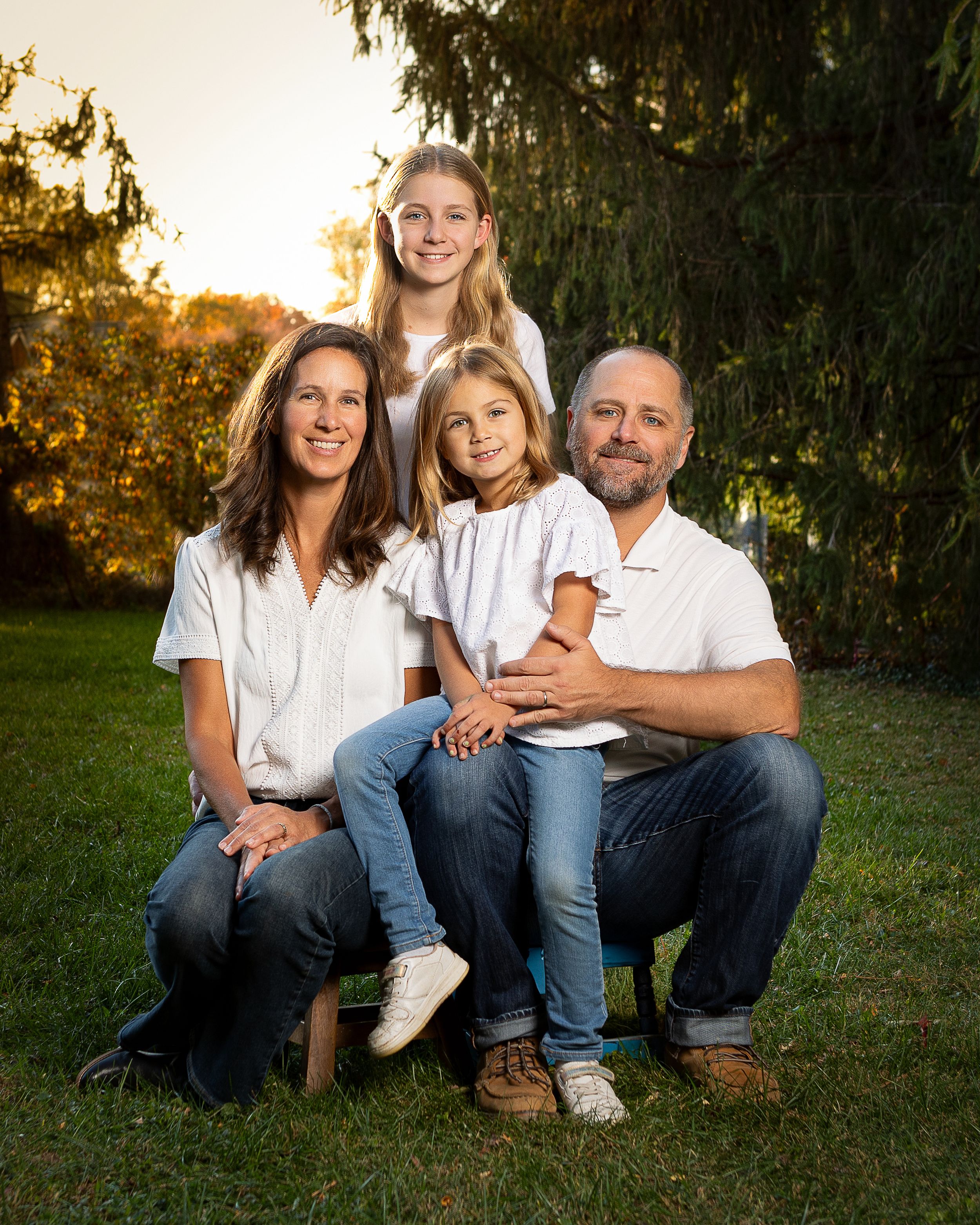 Outdoor family portrait