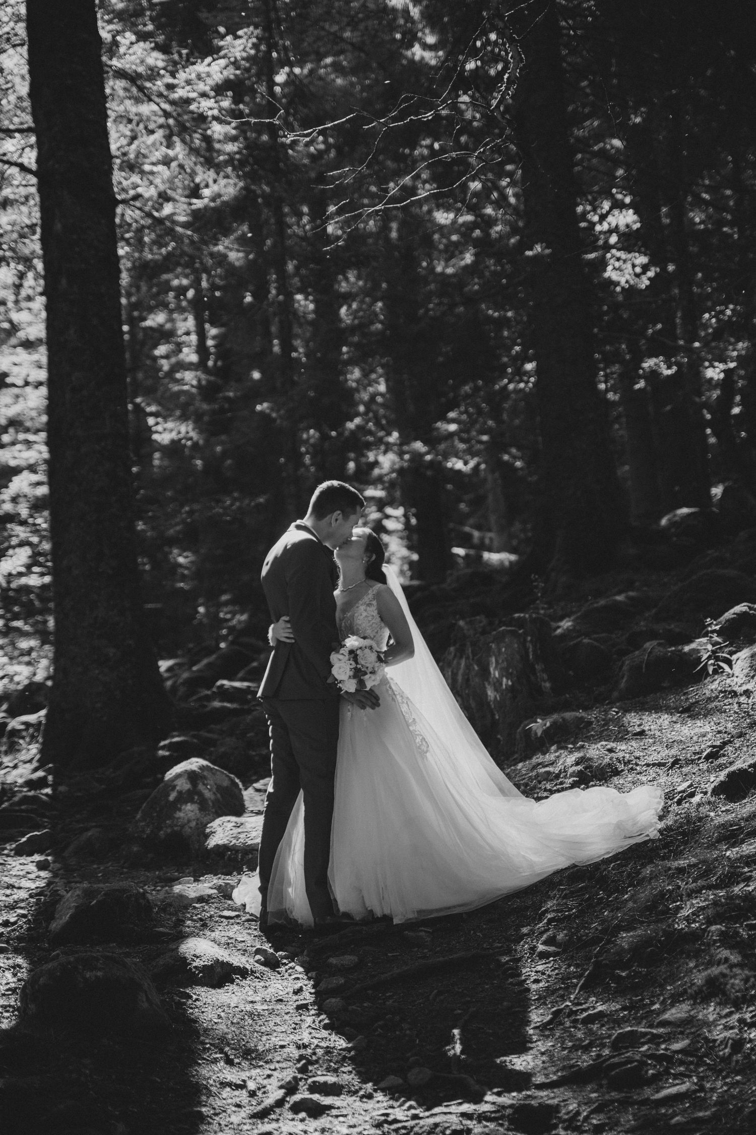 photographe mariage Alsace couple forêt