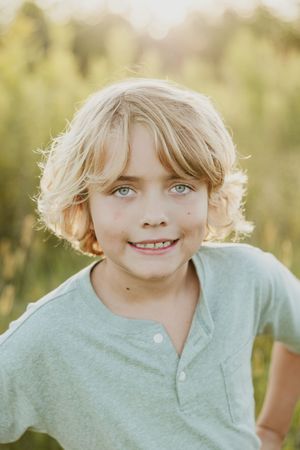 Close-up portrait sequence showing joyful expressions in natural lighting.