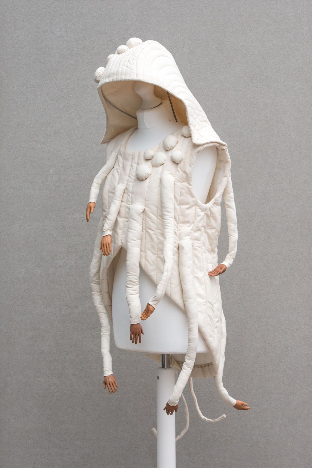 Bartlett PHD research costume, microbiome suit in studio.by stonehouse photographic.