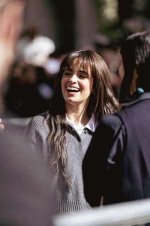Camila Cabelo at the Miu Miu Paris fashion week show in 2024.
