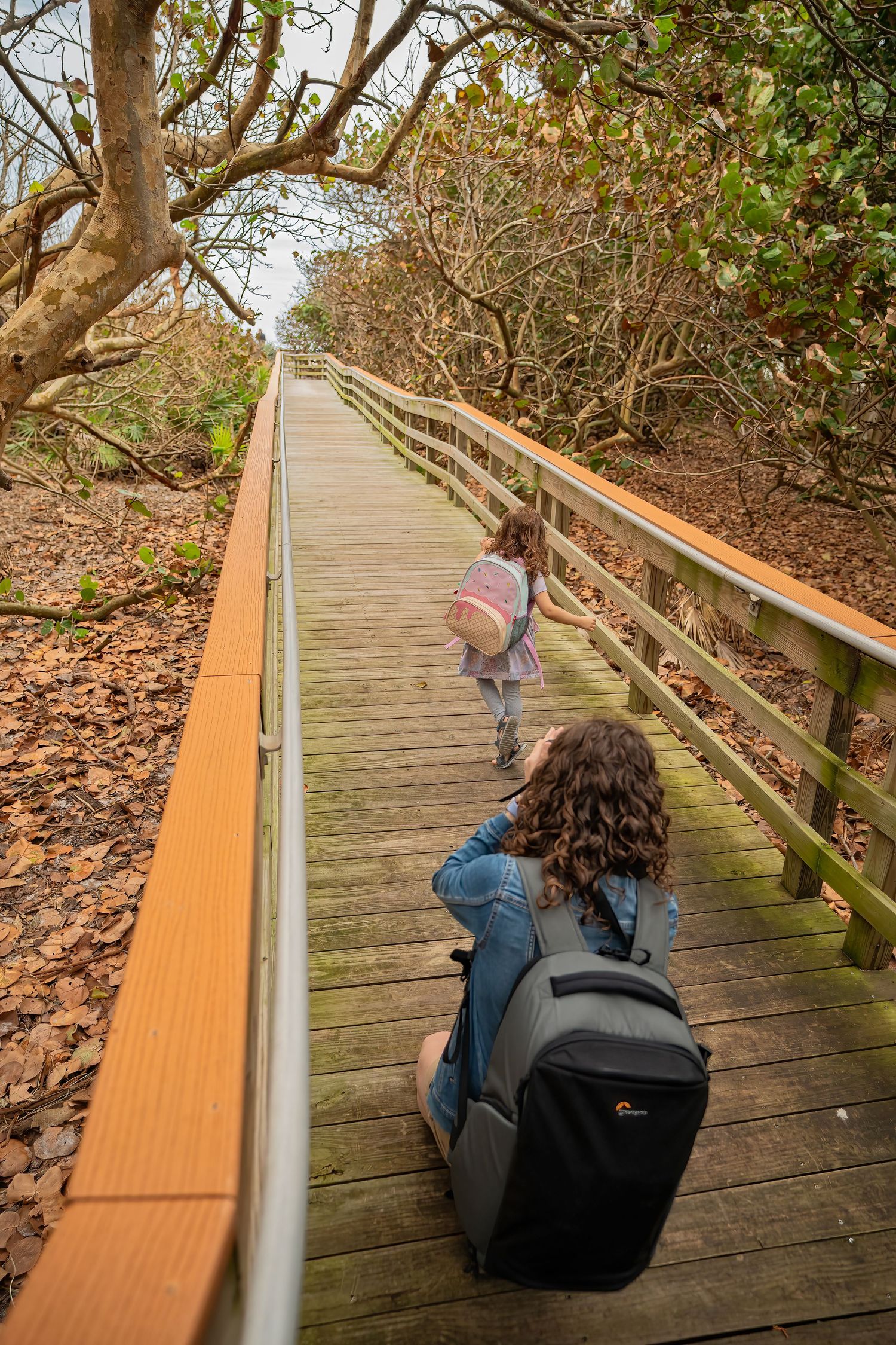My adorable niece, Evelyn, on Jupiter Beach, being photographed by Casey Thomas Photography.