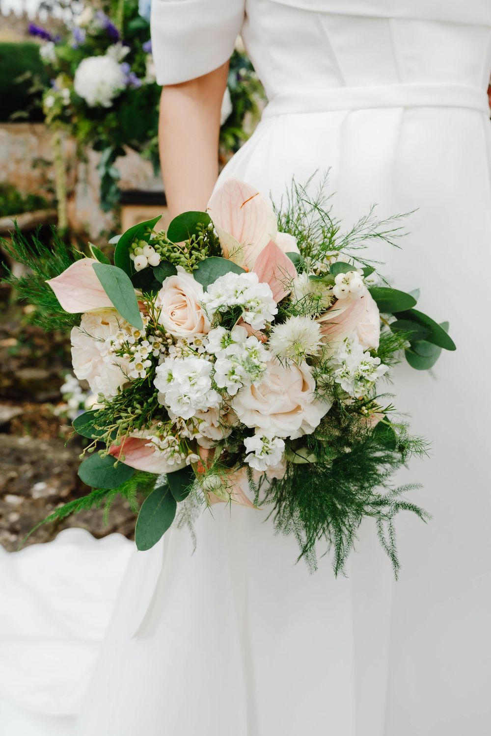 Sudeley Castle Wedding Zara Davis Photography Cotswolds Gloucestershire Photographer one bridal bouquet