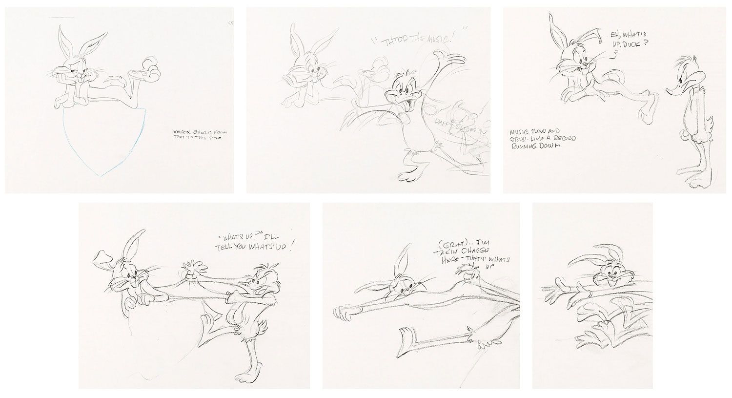 Chuck Jones Gremlins 2 Intro Sketches Collection