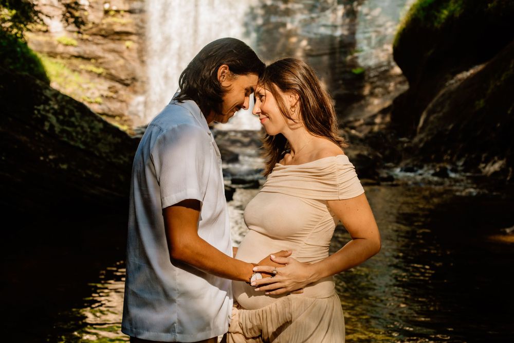 Looking Glass waterfall maternity