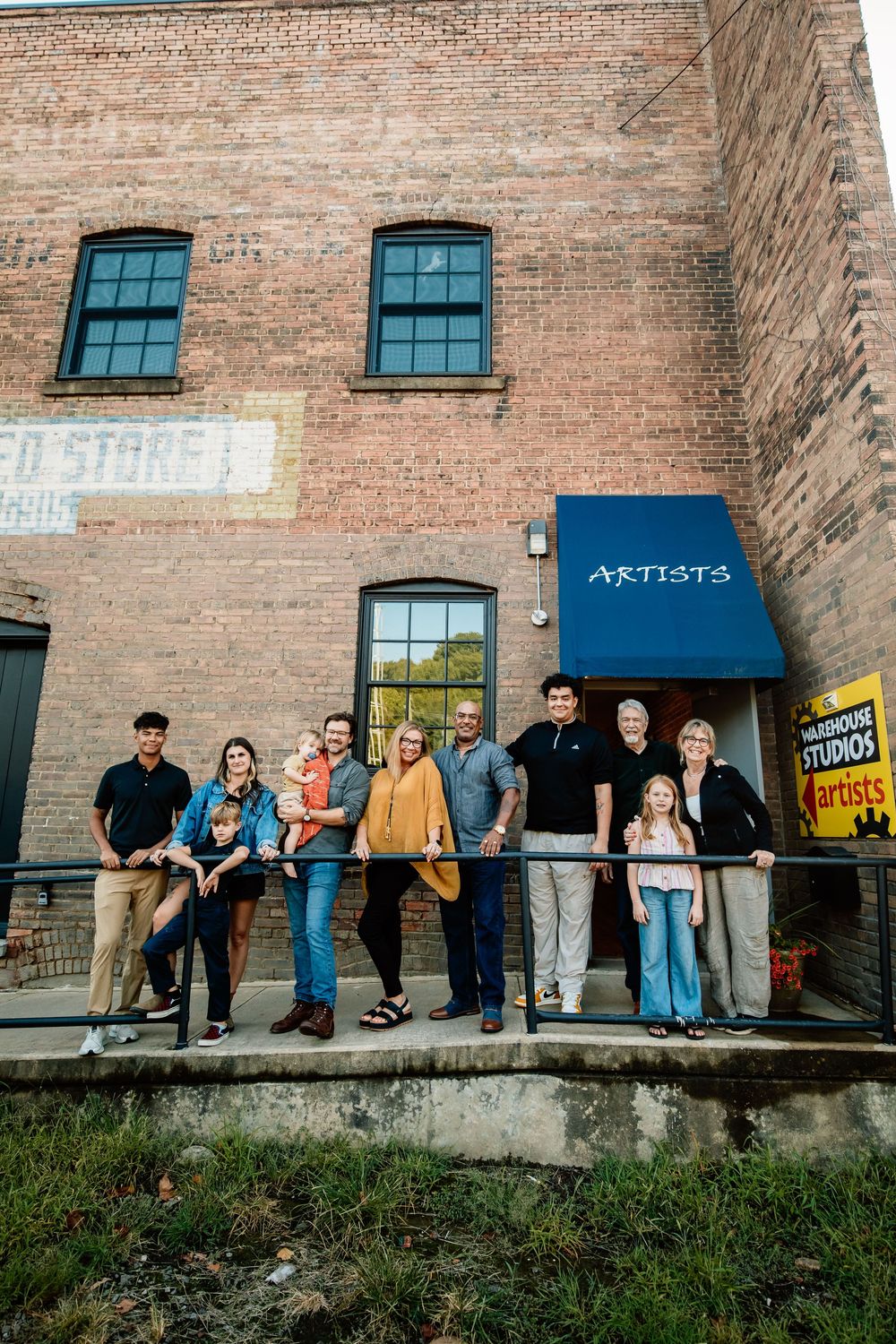 Family Session in River Arts Distict - Asheville NC