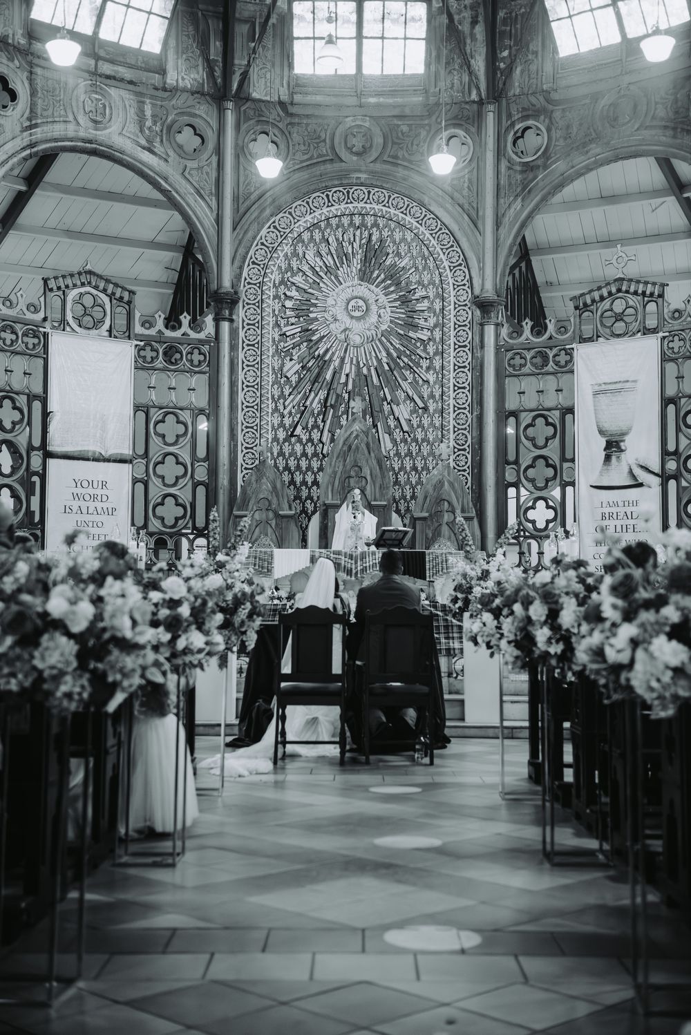 Royalton St Lucia wedding in Catholic church