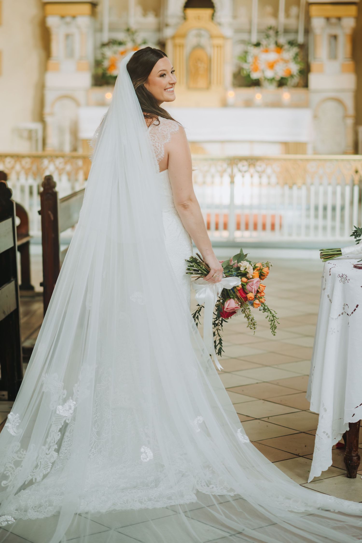 Royalton St Lucia wedding in Catholic church