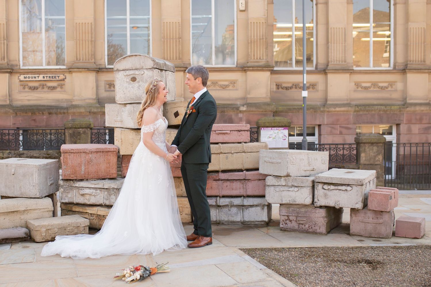 Bride and Groom Liverpool Albert Dock Wedding