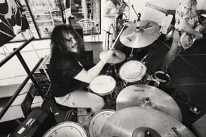 tour photographer nashville drummer portrait